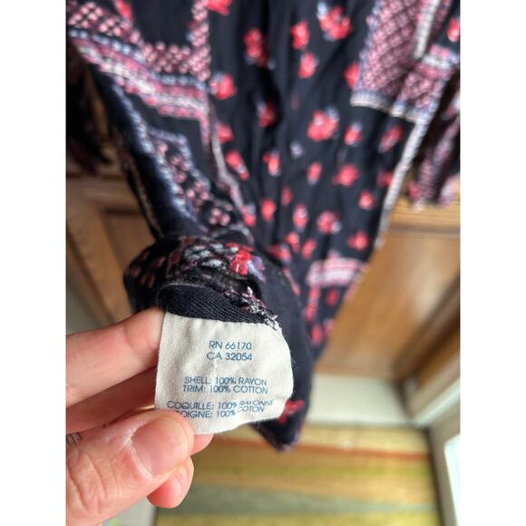 Anthropologie Edme & Esyllte Floral Tunic Top - Size Small - Picture 8 of 8